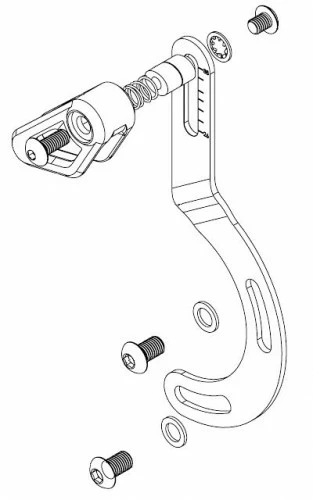 Reverse E-Kettenführung Für Shimano Steps 7000-8000 2 Schrauben Befestigung 1 Reverse E-Kettenführung Für Shimano Steps 7000-8000 2 Schrauben Befestigung