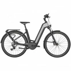 Bergamont E-Ville Edition Pedelec E-Bike Trekking Fahrrad Flaky Silberfarben/schwarz 2023