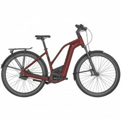 Bergamont E-Horizon Premium Pro Belt Damen Pedelec E-Bike Trekking Fahrrad Rot 2023