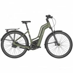 Bergamont E-Horizon Premium Pro Belt Amsterdam Unisex Pedelec E-Bike Trekking Fahrrad Grün 2023