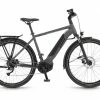 Winora Yucatan 8 Pedelec E-Bike Trekking Fahrrad Grau 2021