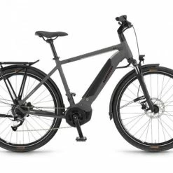 Winora Yucatan 8 Pedelec E-Bike Trekking Fahrrad Grau 2021