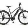 Winora Yucatan 8 Damen Pedelec E-Bike Trekking Fahrrad Grau 2021
