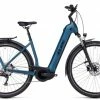 Cube Kathmandu Hybrid One 625 Easy Entry Pedelec E-Bike Trekking Fahrrad Blau 2023
