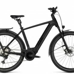 Cube Kathmandu Hybrid SLT 750 Pedelec E-Bike Trekking Fahrrad Schwarz 2023
