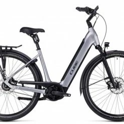 Cube Supreme Hybrid SLX 625 Easy Entry Pedelec E-Bike Trekking Fahrrad Silberfarben 2023