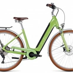 Cube Ella Ride Hybrid 500 Easy Entry Pedelec E-Bike City Fahrrad Grün 2023