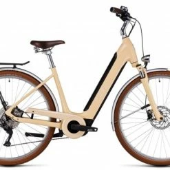 Cube Ella Ride Hybrid 500 Easy Entry Pedelec E-Bike City Fahrrad Honey Braun 2023