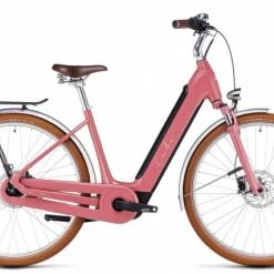 Cube Ella Cruise Hybrid 500 Easy Entry Pedelec E-Bike City Fahrrad Beere Rot 2023