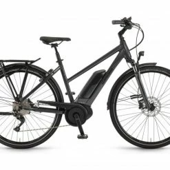 Winora Tria 10 Damen Pedelec E-Bike Trekking Fahrrad Grau 2021