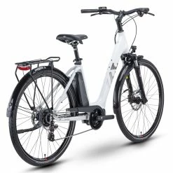 Husqvarna Eco City EC1 Wave Unisex Pedelec E-Bike City Fahrrad Weiß 2023 -Günstiges Fahrrad Geschäft HQV21EcoCityEC1whitebronzebackweb
