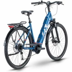 Husqvarna Gran City GC3 Wave Unisex Pedelec E-Bike City Fahrrad Blau 2023 -Günstiges Fahrrad Geschäft HQV21GranCityGC3blueredbackweb