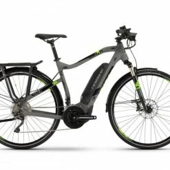Haibike Sduro Trekking 4.0 Pedelec E-Bike Fahrrad Grau/schwarz/grün 2019