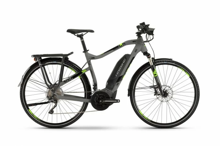Haibike Sduro Trekking 4.0 Pedelec E-Bike Fahrrad Grau/schwarz/grün 2019 1 Haibike Sduro Trekking 4.0 Pedelec E-Bike Fahrrad Grau/schwarz/grün 2019
