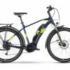 Raymon CrossRay E 3.0 27.5'' Pedelec E-Bike Trekking Fahrrad Blau/grün 2023