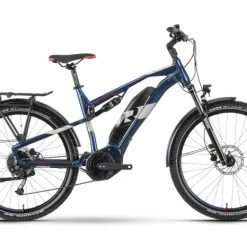 Raymon CrossRay FS E 4.0 27.5'' Pedelec E-Bike Trekking Fahrrad Blau/grau 2023