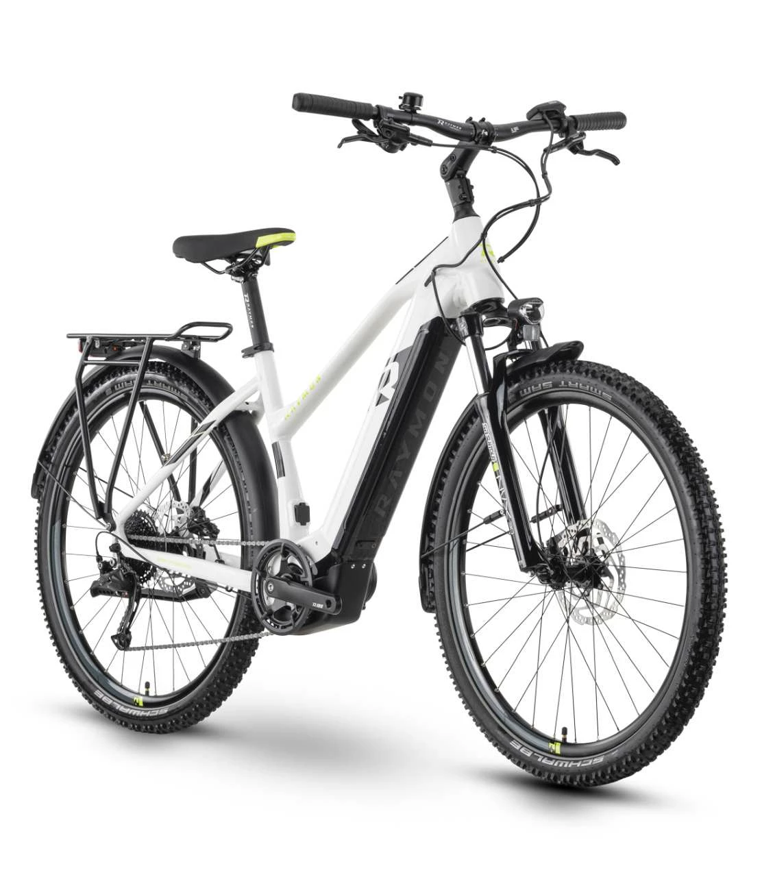 Raymon CrossRay E 5.0 27.5'' Damen Pedelec E-Bike Trekking Fahrrad Weiß/schwarz 2023 2 Raymon CrossRay E 5.0 27.5'' Damen Pedelec E-Bike Trekking Fahrrad Weiß/schwarz 2023 – Bild 2