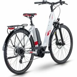 Raymon CityRay E 1.0 Wave Unisex Pedelec E-Bike City Fahrrad Weiß 2021 5 Raymon CityRay E 1.0 Wave Unisex Pedelec E-Bike City Fahrrad Weiß 2021 -Günstiges Fahrrad Geschäft RAY21CityRayE10whitedredbackweb