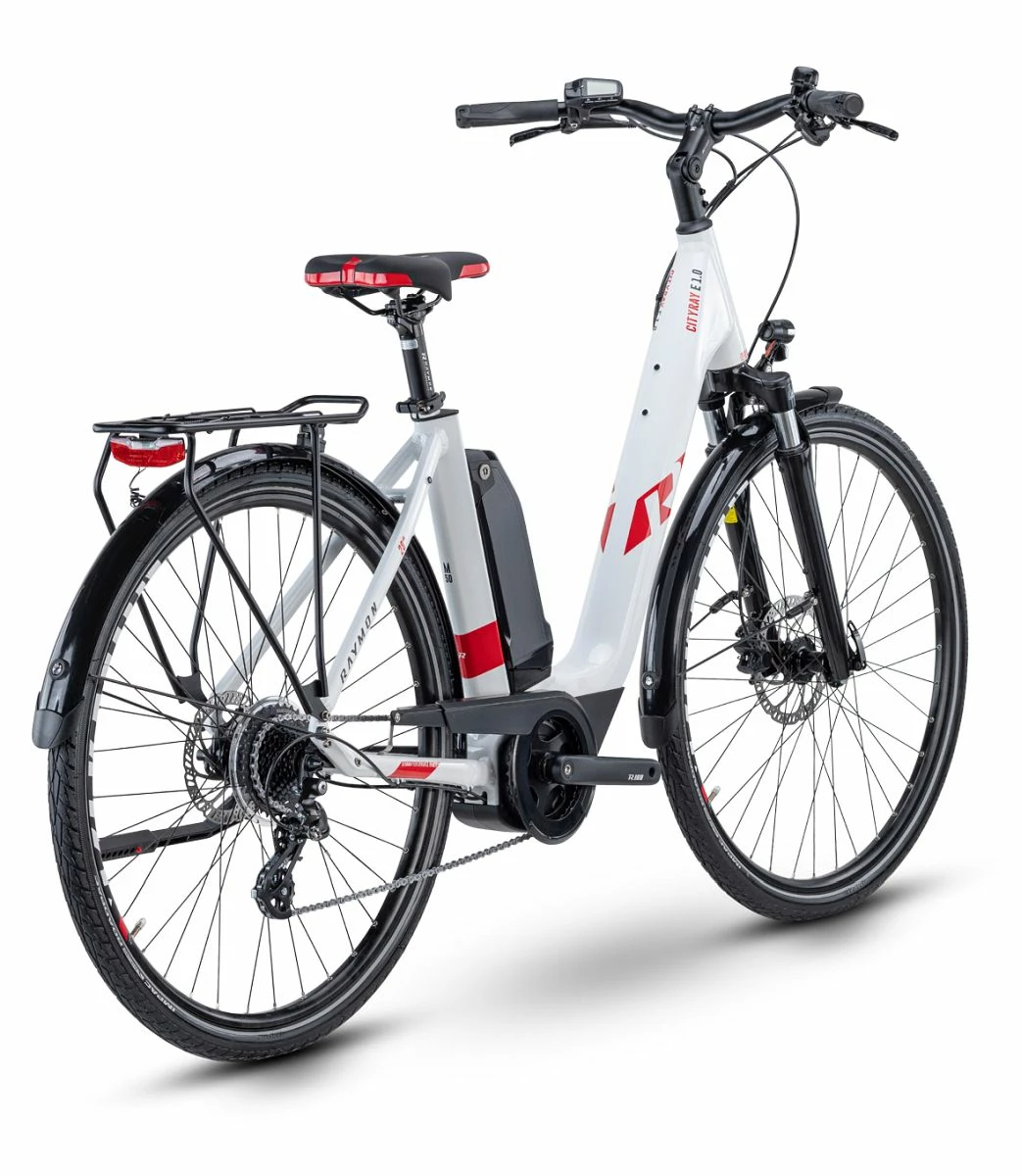 Raymon CityRay E 1.0 Wave Unisex Pedelec E-Bike City Fahrrad Weiß 2021 3 Raymon CityRay E 1.0 Wave Unisex Pedelec E-Bike City Fahrrad Weiß 2021 – Bild 3