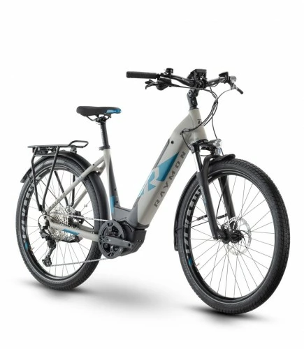 Raymon Tourray E 7.0 Wave Unisex Pedelec E-Bike Trekking Fahrrad Grau/blau 2021 1 Raymon Tourray E 7.0 Wave Unisex Pedelec E-Bike Trekking Fahrrad Grau/blau 2021