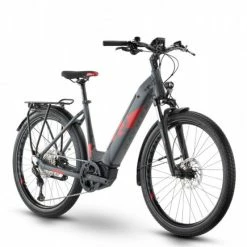 Raymon Tourray E 8.0 Wave Unisex Pedelec E-Bike Trekking Fahrrad Grau/rot 2021