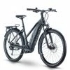 Raymon Tourray E 4.0 Damen Pedelec E-Bike Trekking Fahrrad Grau 2021