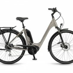 Winora Tria 8 400 Unisex Pedelec E-Bike Trekking Fahrrad Sand Beige 2021