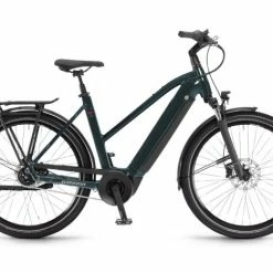 Winora Sinus N8f Damen Pedelec E-Bike Trekking Fahrrad Petrol Grün 2022