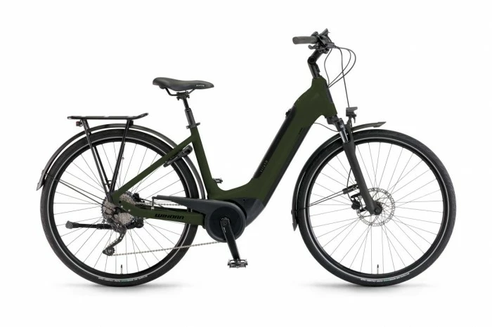 Winora Tria 10 Wave Unisex Pedelec E-Bike Trekking Fahrrad Grün 2022 1 Winora Tria 10 Wave Unisex Pedelec E-Bike Trekking Fahrrad Grün 2022