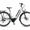 Winora Tria 7eco Wave Unisex Pedelec E-Bike Trekking Fahrrad Weiß 2023