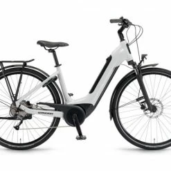 Winora Tria 7eco Wave Unisex Pedelec E-Bike Trekking Fahrrad Weiß 2023