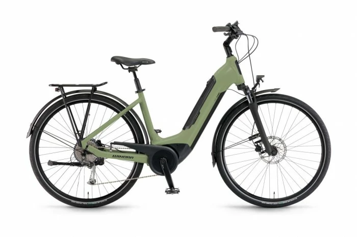Winora Tria X9 Wave Unisex Pedelec E-Bike Trekking Fahrrad Grün 2023 1 Winora Tria X9 Wave Unisex Pedelec E-Bike Trekking Fahrrad Grün 2023